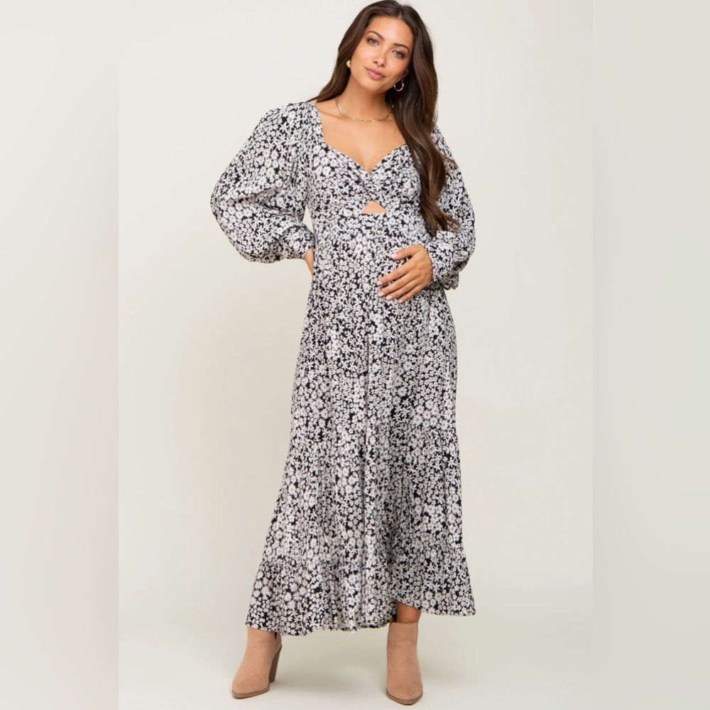 PinkBlush long sleeve maternity dress NWT